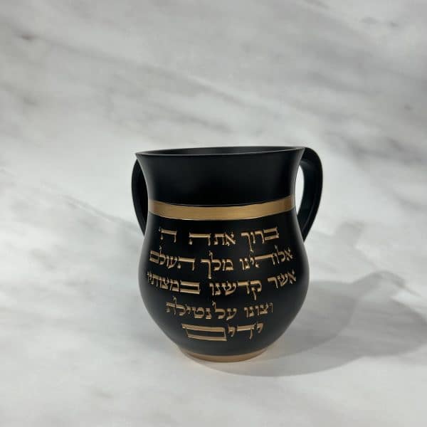 ⁦נטלה ברכה זהב -  שחור⁩ – תמונה ⁦2⁩