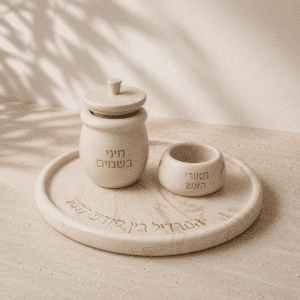 סט הבדלה מהודר | שיש